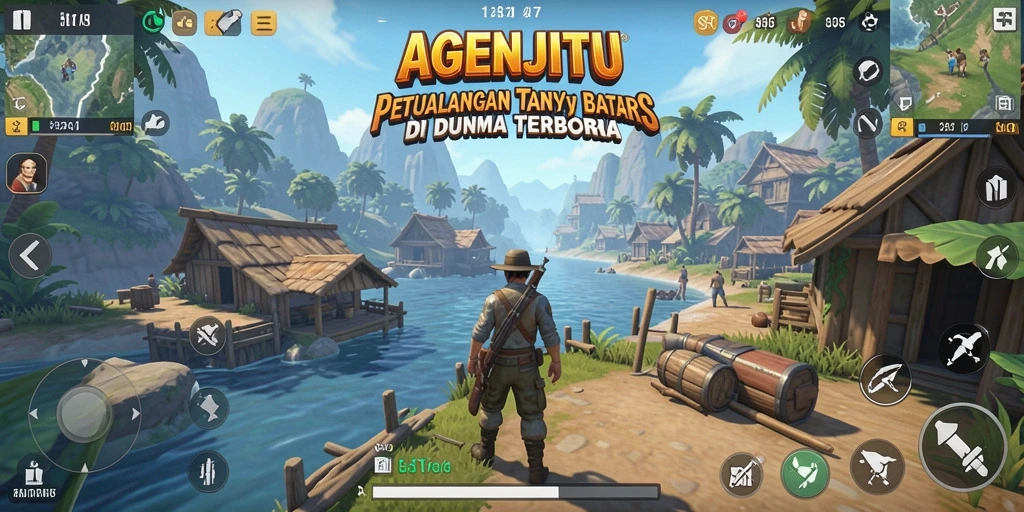Gameplay seru AGENJITU di dunia Open World yang luas.
