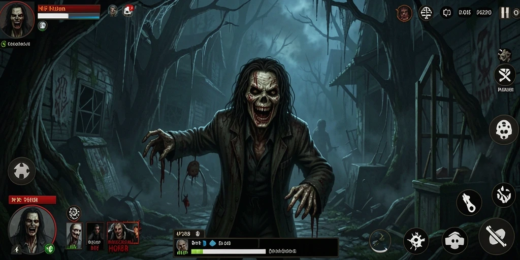 Screenshot menunjukkan gameplay menegangkan dari API288.