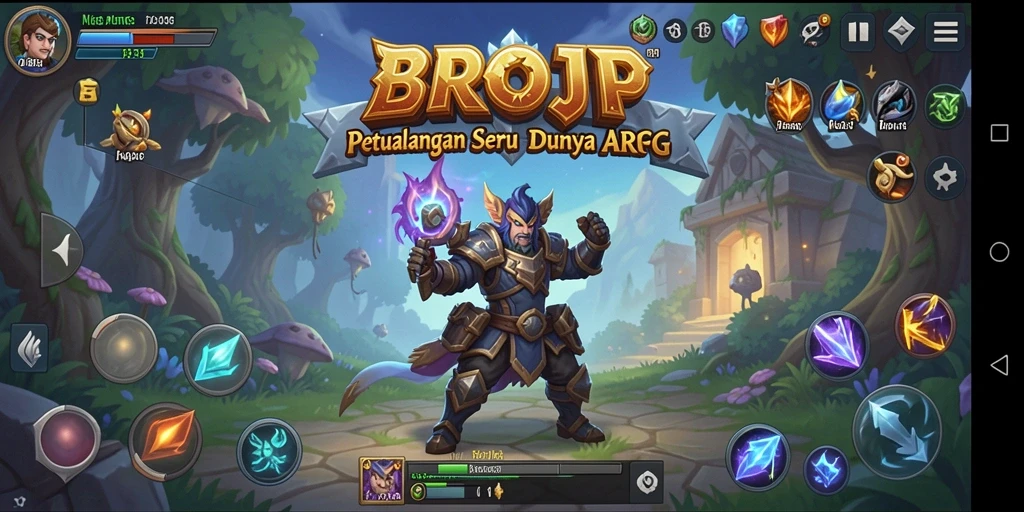 Screenshot gameplay BROJP menampilkan aksi petualangan seru.