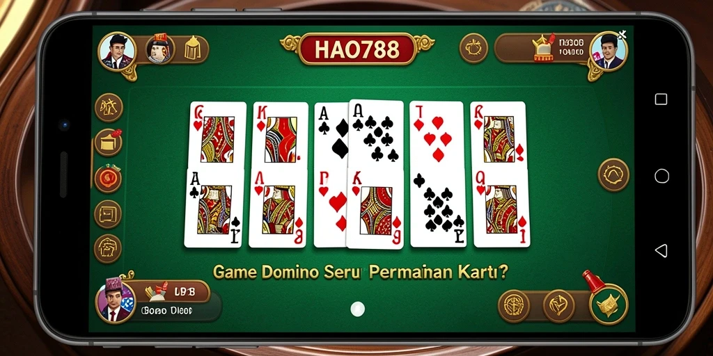 Screenshot utama HAO788 menunjukkan gameplay domino yang seru dan interaktif.