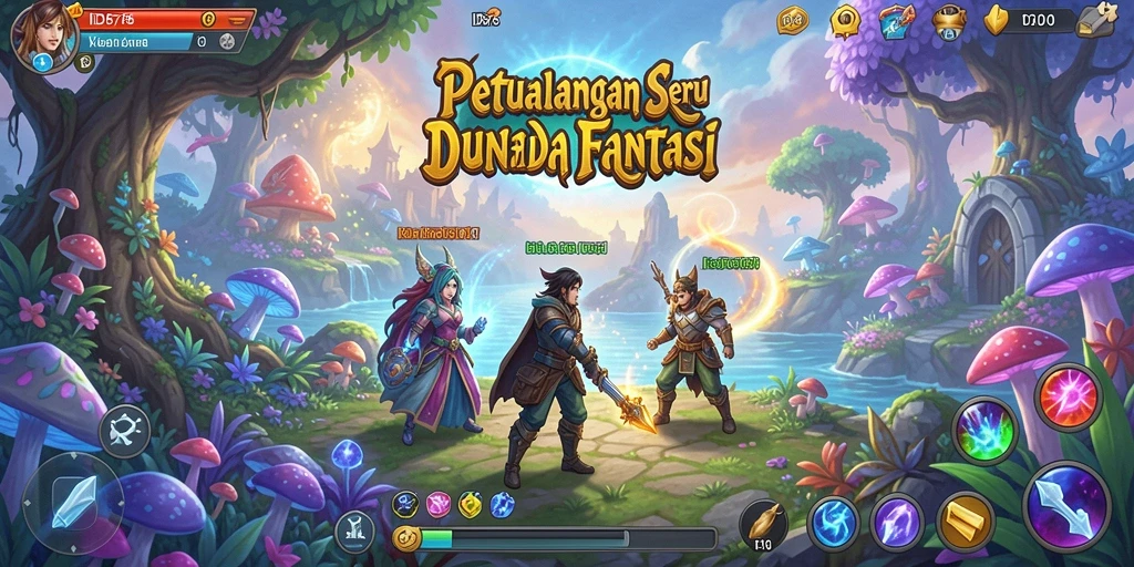 Tangkapan layar gameplay ID678 yang menampilkan aksi petualangan seru.