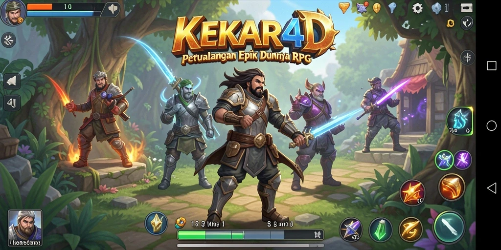 Tampilan gameplay seru dari KEKAR4D yang penuh aksi.