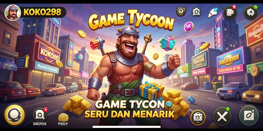 Tampilan gameplay seru di KOKO288 yang menampilkan strategi Tycoon.