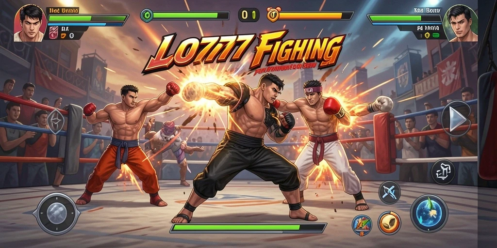 Tampilan permainan Fighting yang seru dan mendebarkan di LJO777.