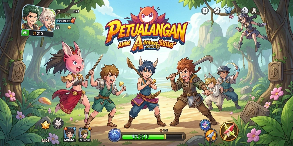 Screenshot utama MPO2121 menampilkan aksi petualangan yang mendebarkan.
