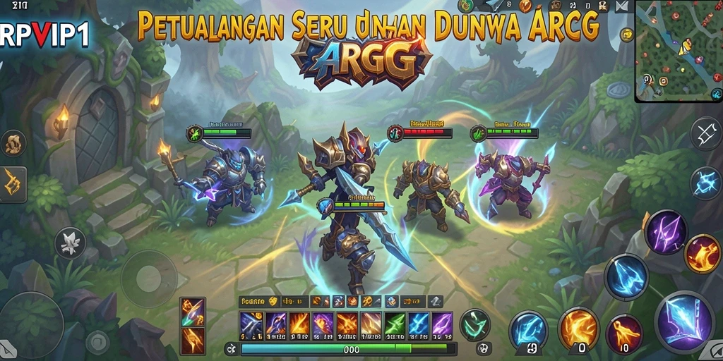 Tampilan gameplay menarik dari RPVIP1 dalam suasana ARPG.